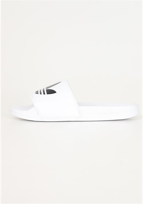 Adilette lite black and white men's slippers ADIDAS ORIGINALS | FU8297.